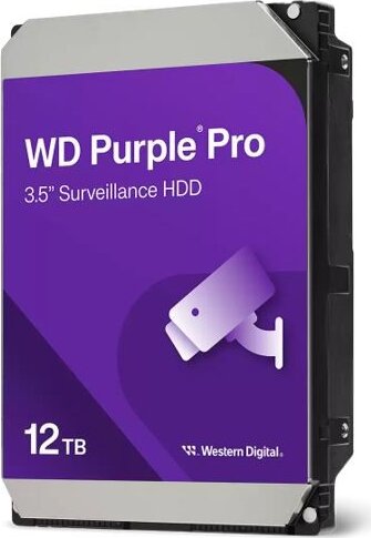 Western Digital 12TB Purple Pro SATA3 3.5" Surveillance HDD