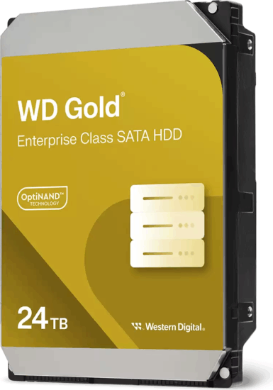 Western Digital 24TB Gold Enterprise Class SATA3 3.5" szerver HDD