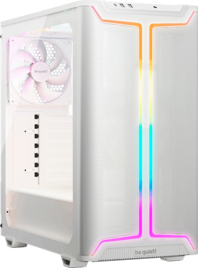 be quiet! PURE BASE 501 DX Midi Torony Számítógépház + 3db 140mm PWM ventilátor - Fehér