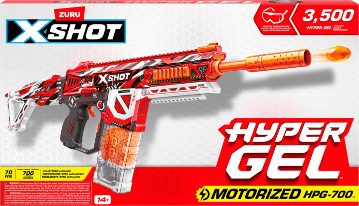 Zuru XSHOT HyperGEL HPG-700 zselégolyó lövő fegyver + 3500 zselégolyó