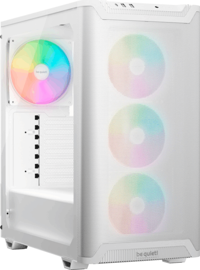be quiet! PURE BASE 501 LX Midi Torony Számítógépház + 3db 120mm, 1db 140mm ventilátor - Fehér be quiet! PURE BASE 501 LX Midi Torony Számítógépház + 3db 120mm, 1db 140mm ventilátor - Fehér