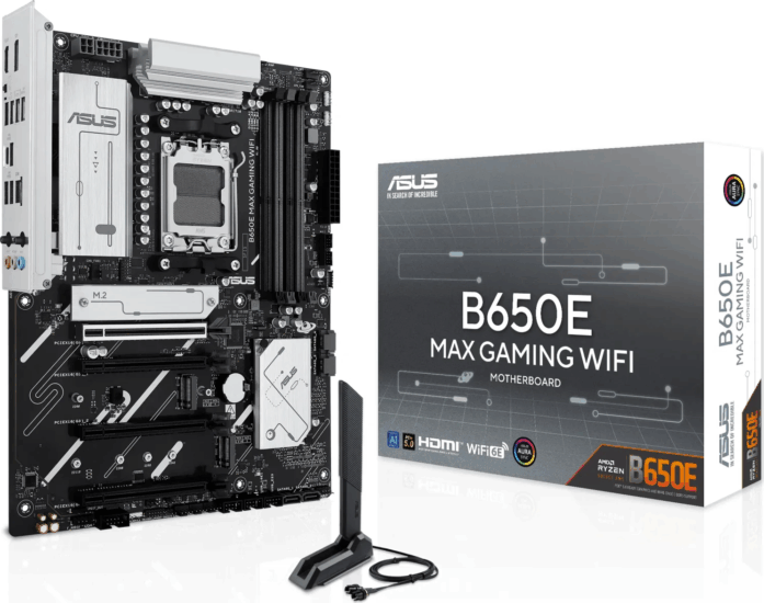 Asus B650E Max Gaming WiFi DDR5 AMD AM5 ATX Alaplap Asus B650E Max Gaming WiFi DDR5 AMD AM5 ATX Alaplap