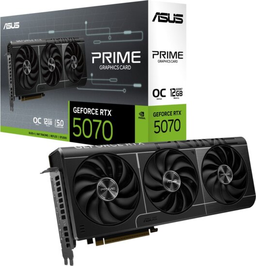 Asus GeForce RTX 5070 12GB GDDR7 Prime OC Videókártya