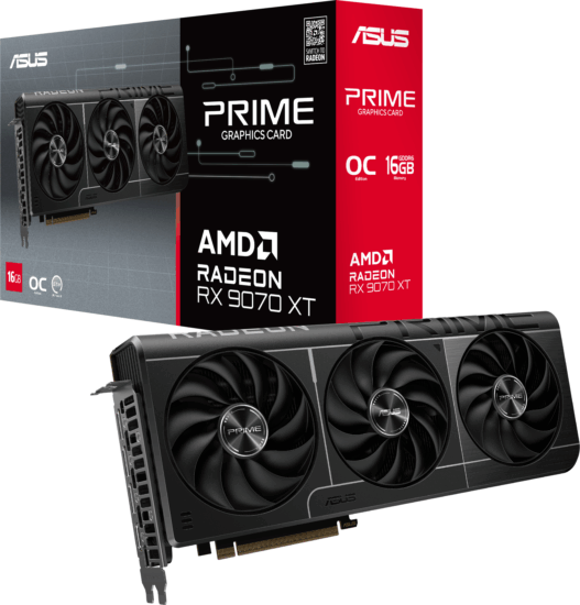 Asus Radeon RX 9070XT 16GB GDDR6 Prime OC Videókártya