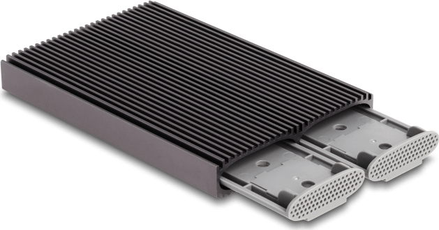 DeLock 42028 M.2 USB-C Külső SSD ház - Fekete