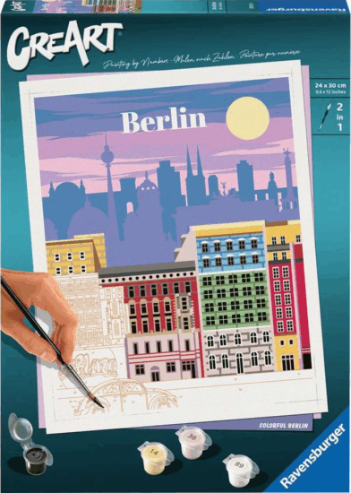 Ravensburger CreArt Színes Berlin Számfestő Készlet