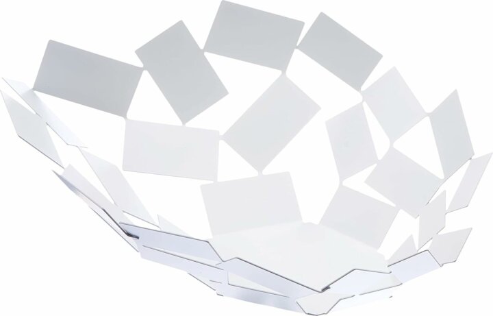 Alessi MT03 W La Stanza Scirocco Rozsdamentes Acél tál 23 x 24 cm - Fehér