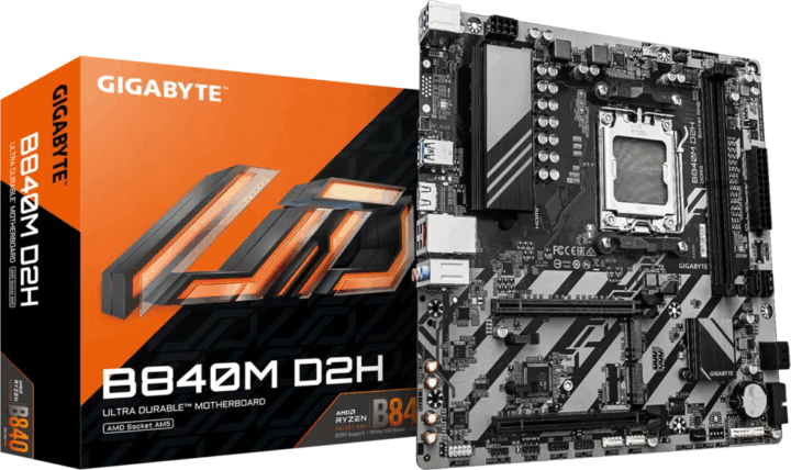 Gigabyte B840M D2H DDR5 AMD AM5 MicroATX Alaplap