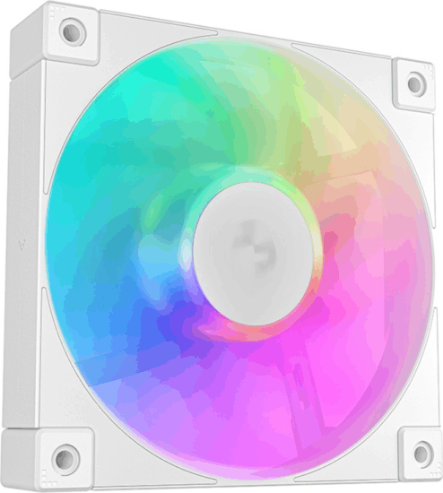 DeepCool FD12 120mm PWM ARGB Rendszerhűtő ventilátor - Fehér DeepCool FD12 120mm PWM ARGB Rendszerhűtő ventilátor - Fehér