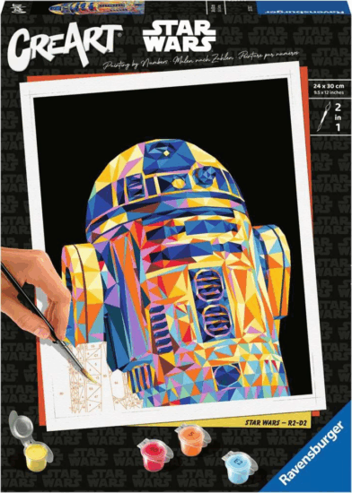 Ravensburger CreArt Star Wars - R2-D2 festő készlet