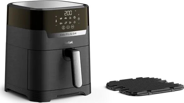 Tefal EY551HE0 AirFryer Okos Forrólevegős sütő 4,6L 1700 Watt - Fekete Tefal EY551HE0 AirFryer Okos Forrólevegős sütő 4,6L 1700 Watt - Fekete