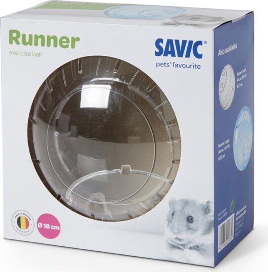 Savic Futólabda hörcsögnek 18 cm - Átlátszó