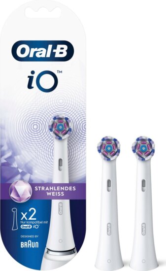 Braun Oral-B iO Radiant Elektromos fogkefe Pótfej - Fehér (2db)