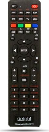 Delight 39680 Univerzális Távirányíró - Fekete