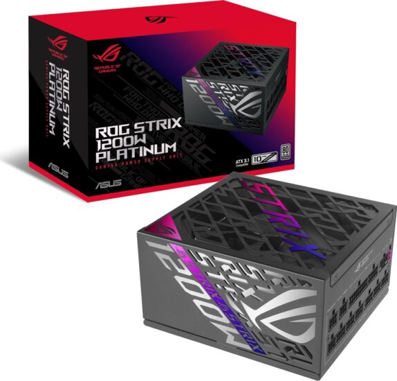 Asus 1200W RoG Strix 80+ Platinum Moduláris Tápegység - Fekete