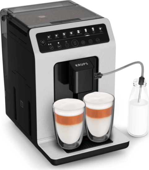 Krups EA 897 A10 Elefántcsont Eszpresszó Kávéfőző 1450 Watt - Fekete/Szürke