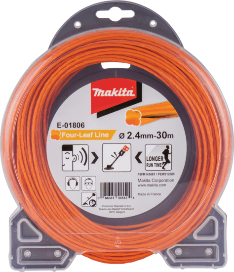 Makita E-01806 2,4mm Négylevelű damil (30m)