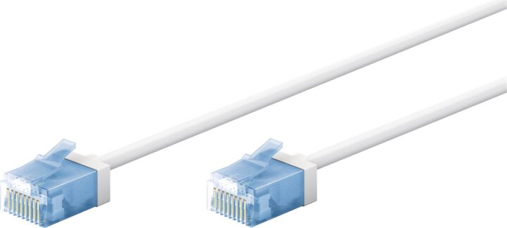 goobay U/UTP Cat.6a RJ45 Patch kábel 15m - Fehér