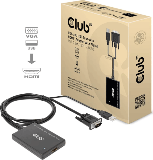 Club3D CAC-1130-A Mini DisplayPort apa - D-DVI anya Átalakító Adapter Club3D CAC-1130-A Mini DisplayPort apa - D-DVI anya Átalakító Adapter