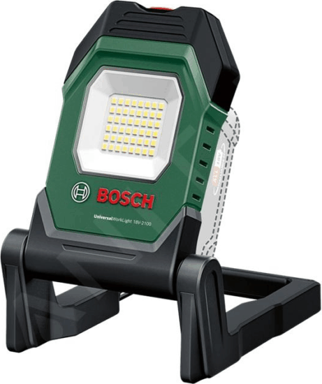 Bosch UniversalWorkLight 18V-2100 Akkus Kézi LED Munkalámpa 2100 lumen - Fekete / Zöld
