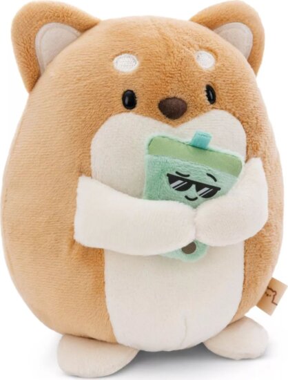 Nici Mymochi Hiro a kutya bubble teával plüssfigura 16 cm