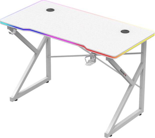 Huzaro Hero 1.7 RGB Gamer asztal 120 x 60 x 75 cm - Fehér Huzaro Hero 1.7 RGB Gamer asztal 120 x 60 x 75 cm - Fehér