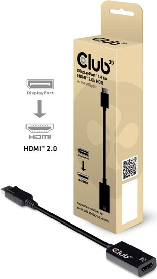 Club3D CAC-1409 USB-A apa - USB-A apa Adat és töltő kábel 0.5m - Fekete