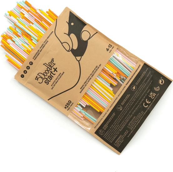 3Doodler Start+ Eco Filament Mix1 PLA 2.5mm x 150mm - Tűz és jég (250db / csomag) 3Doodler Start+ Eco Filament Mix1 PLA 2.5mm x 150mm - Tűz és jég (250db / csomag)