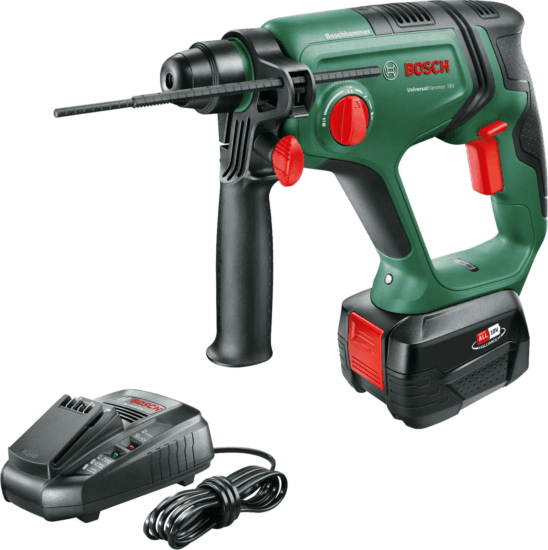 Bosch UniversalHammer 18V Akkus ütvefúró-csavarozó + 1x 4Ah Akku + Töltő