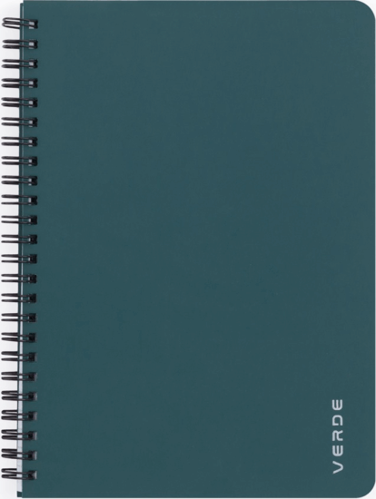 Verde 8-869 60 lapos A5 Vonalas spirálfüzet - Zöld