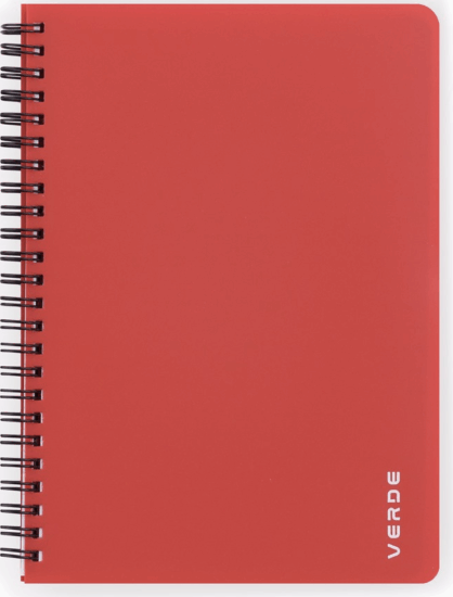 Verde 8-871 60 lapos A5 Vonalas spirálfüzet - Piros Verde 8-871 60 lapos A5 Vonalas spirálfüzet - Piros