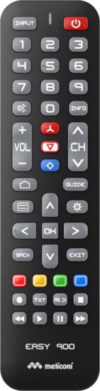 Meliconi EASY900 Hisense távirányító - Fekete