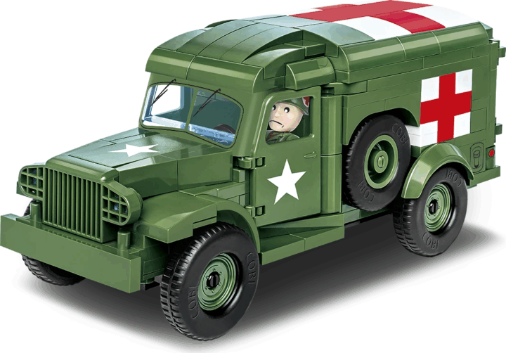 Cobi 2257 Dodge WC-54 Egészségügyi jármű 293 darabos Építőjáték