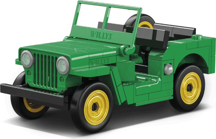 Cobi 24517 Jeep Willys CJ-2A (zöld) 111 darabos Építőjáték Cobi 24517 Jeep Willys CJ-2A (zöld) 111 darabos Építőjáték