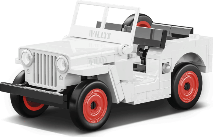 Cobi 24518 Jeep Willys CJ-2A (fehér) 111 darabos Építőjáték Cobi 24518 Jeep Willys CJ-2A (fehér) 111 darabos Építőjáték