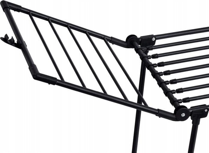 Promis Monza Összecsukható Ruhaszárító Állvány 26 x 60 x 11,6 cm - Fekete