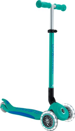 Globber Primo Foldable Plus Lights Összecsukható Háromkerekű gyerek roller - Türkiz