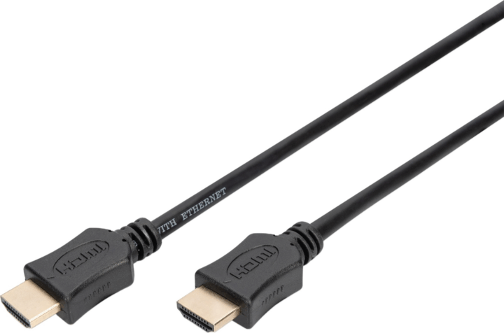 Digitus AK-330107-030-S High Speed HDMI 2.0 - HDMI 2.0 4K 30Hz aranyozott kábel 3m - Fekete