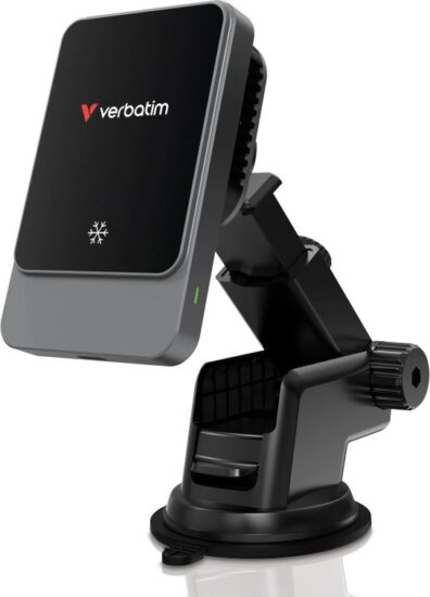 Verbatim CND-03 Wireless autós Qi töltő / tartó 15W - Fekete