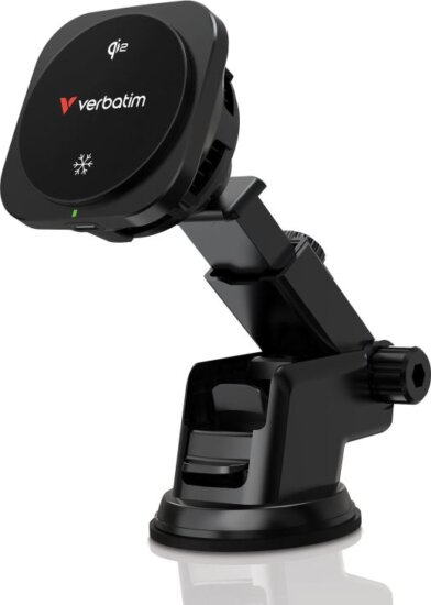 Verbatim CND-02 Wireless autós Qi töltő / tartó 15W - Fekete