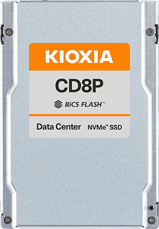Kioxia 7.68TB CD8P-R Series 2.5" Gen4x4 NVMe PCIe SSD Kioxia 7.68TB CD8P-R Series 2.5" Gen4x4 NVMe PCIe SSD
