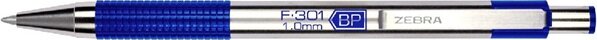 Zebra F-301 Nyomógombos golyóstoll (Kék tinta / 0.24mm) - Kék Zebra F-301 Nyomógombos golyóstoll (Kék tinta / 0.24mm) - Kék