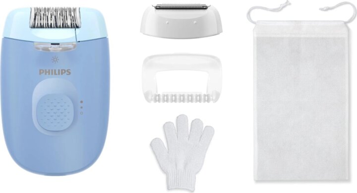 Philips BRE247/00 Vezetékes Epilátor - Kék / Világoskék