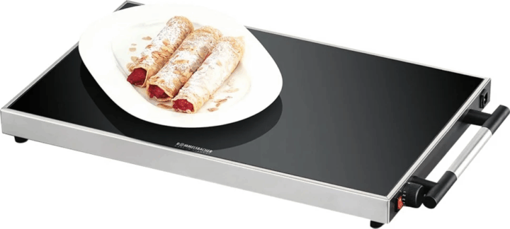 Rommelsbacher WPR 307/E Melegentartó Elektromos Tálaló lap - Fekete/Ezüst