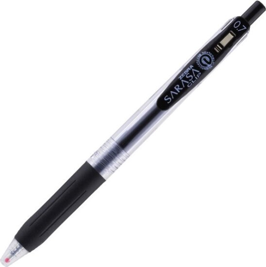 Zebra Sarasa Clip Zseléstoll (Fekete tinta / 0.7mm) - Fekete Zebra Sarasa Clip Zseléstoll (Fekete tinta / 0.7mm) - Fekete