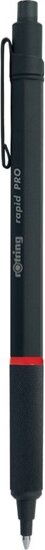 Rotring Rapid Pro Nyomógombos golyóstoll (Kék tinta / 1mm) - Fekete Rotring Rapid Pro Nyomógombos golyóstoll (Kék tinta / 1mm) - Fekete