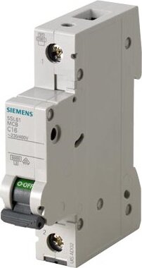 Siemens 5SL6116-6 6KA 1P B 16A kismegszakító