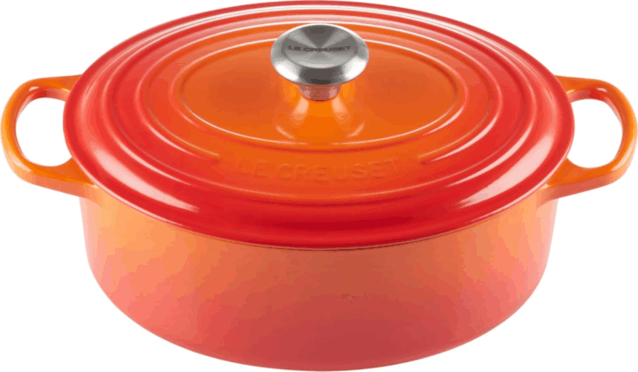 Le Creuset Signature 29cm Öntöttvas Főzőedény 4.7L - Narancssárga