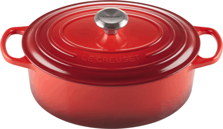 Le Creuset Signature 29cm Öntöttvas Főzőedény 4.7L - Piros