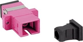 Lanberg SC/UPC szimplex OM4 Optikai Kábel Toldó - Lila